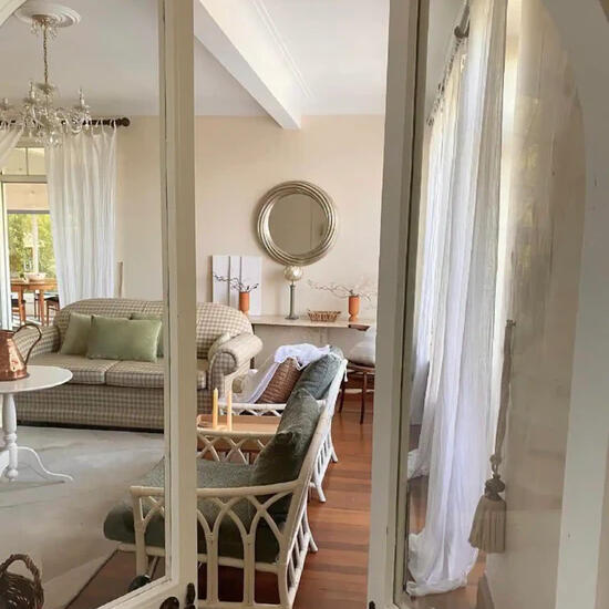Drawing room leading to the sun room